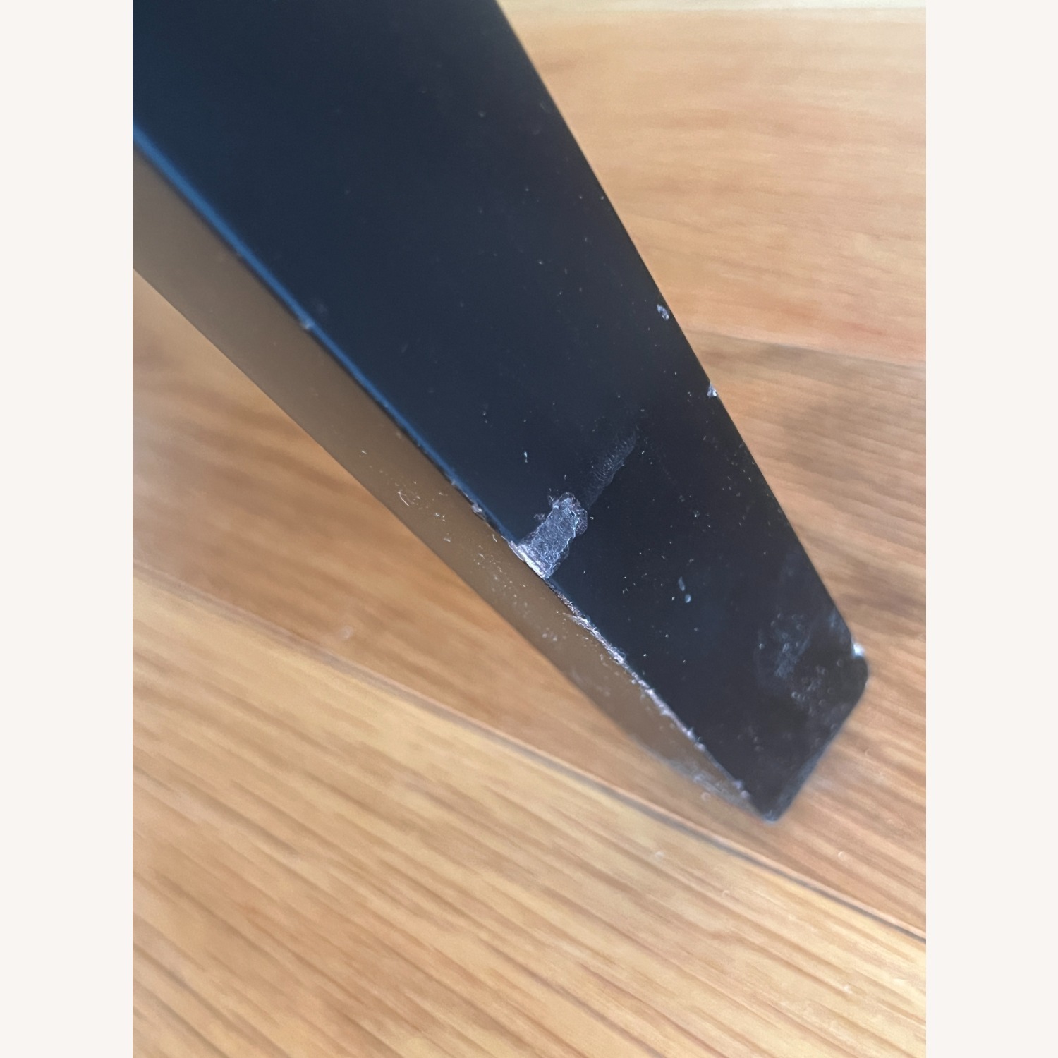 Crate & Barrel Black Wood Side Table - image-5