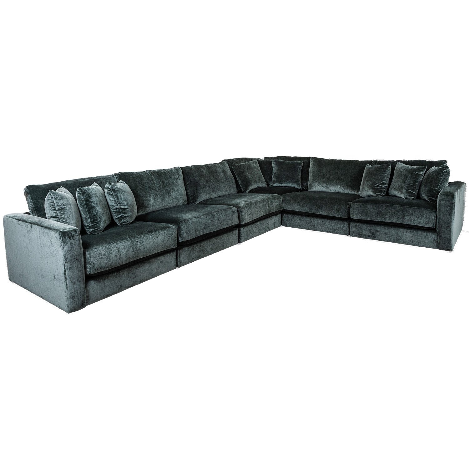 Ashley Furniture Remington Blue Fabric 3+ Piece Sectional - image-4