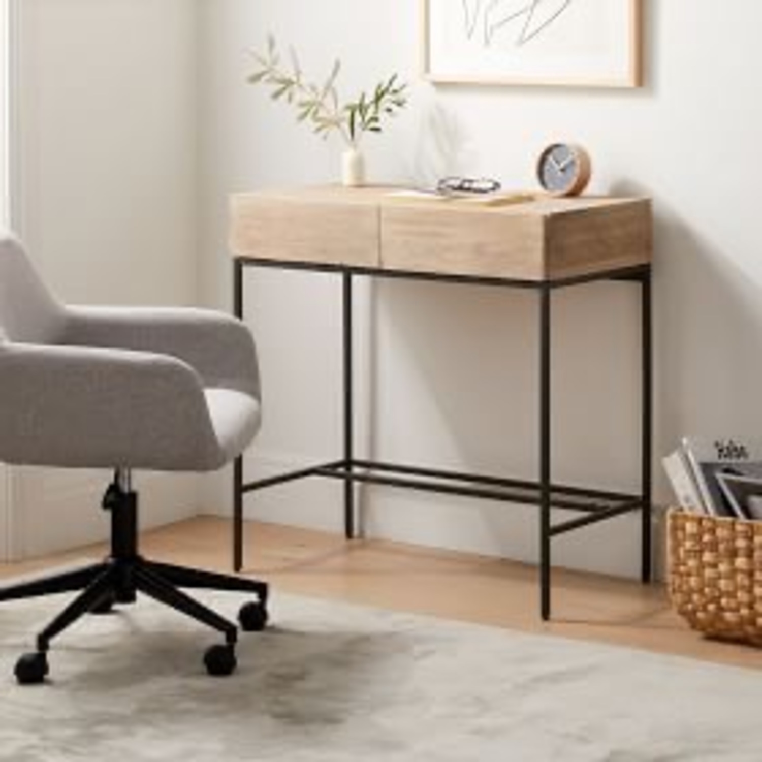 West Elm Industrial Mini Storage Desk - image-4