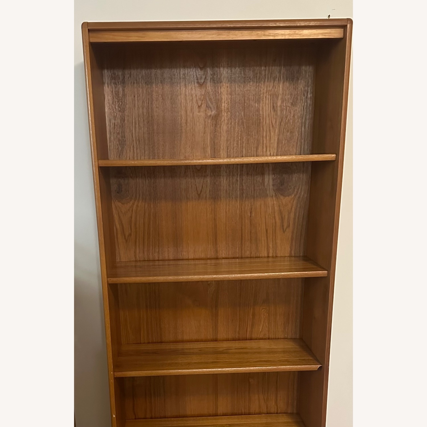 Light Brown Wood Bookcase - image-1