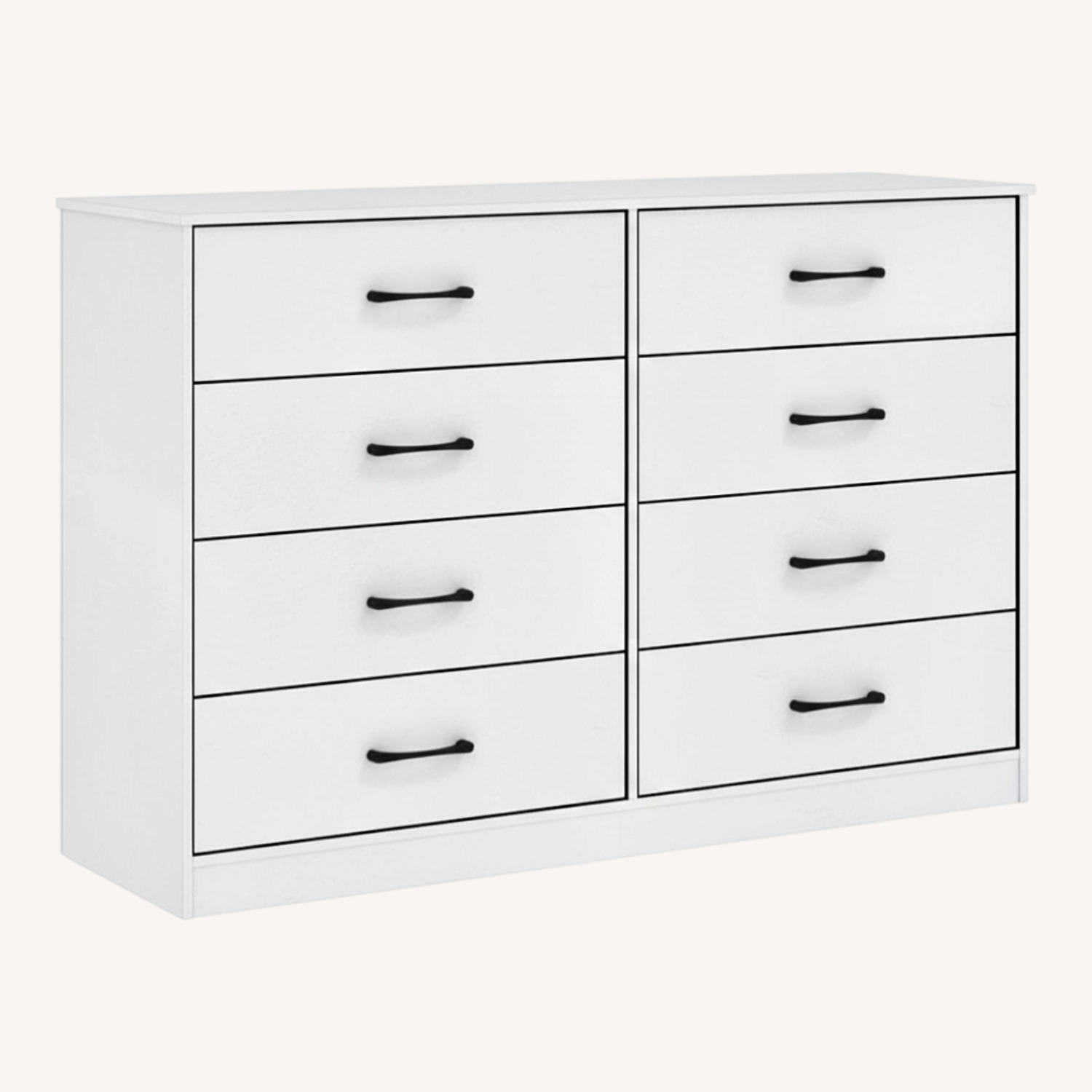 White Dresser With 8 Drawers - image-4