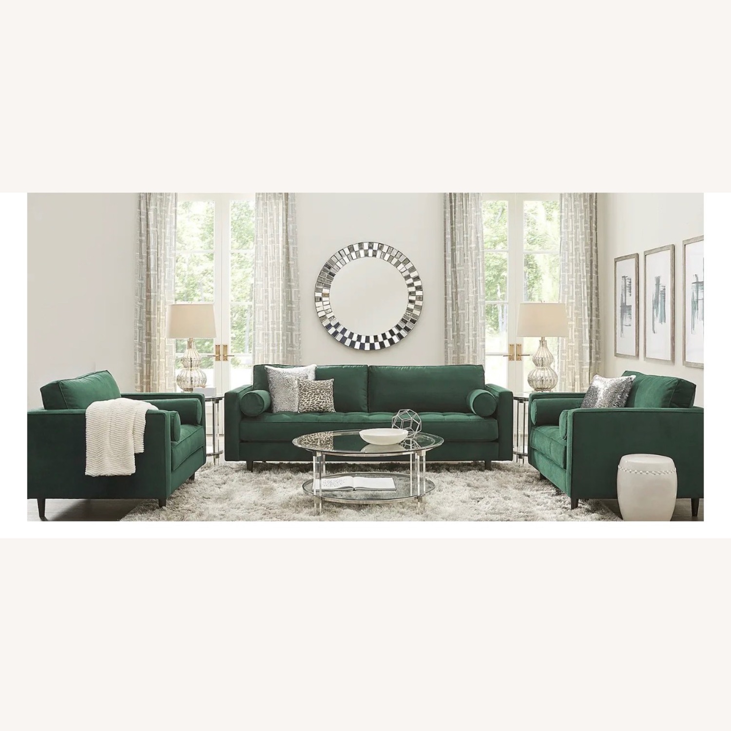 Emerald green Sofas - image-2