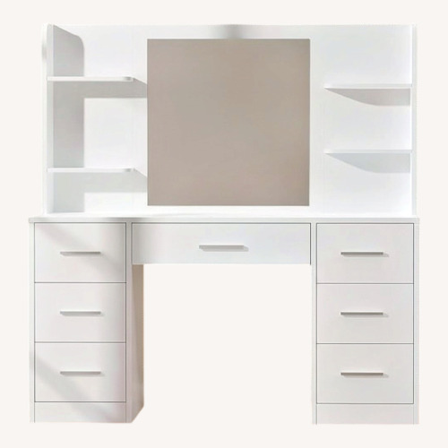 Used Quimoo White Vanity 6-7 Drawer for sale on AptDeco