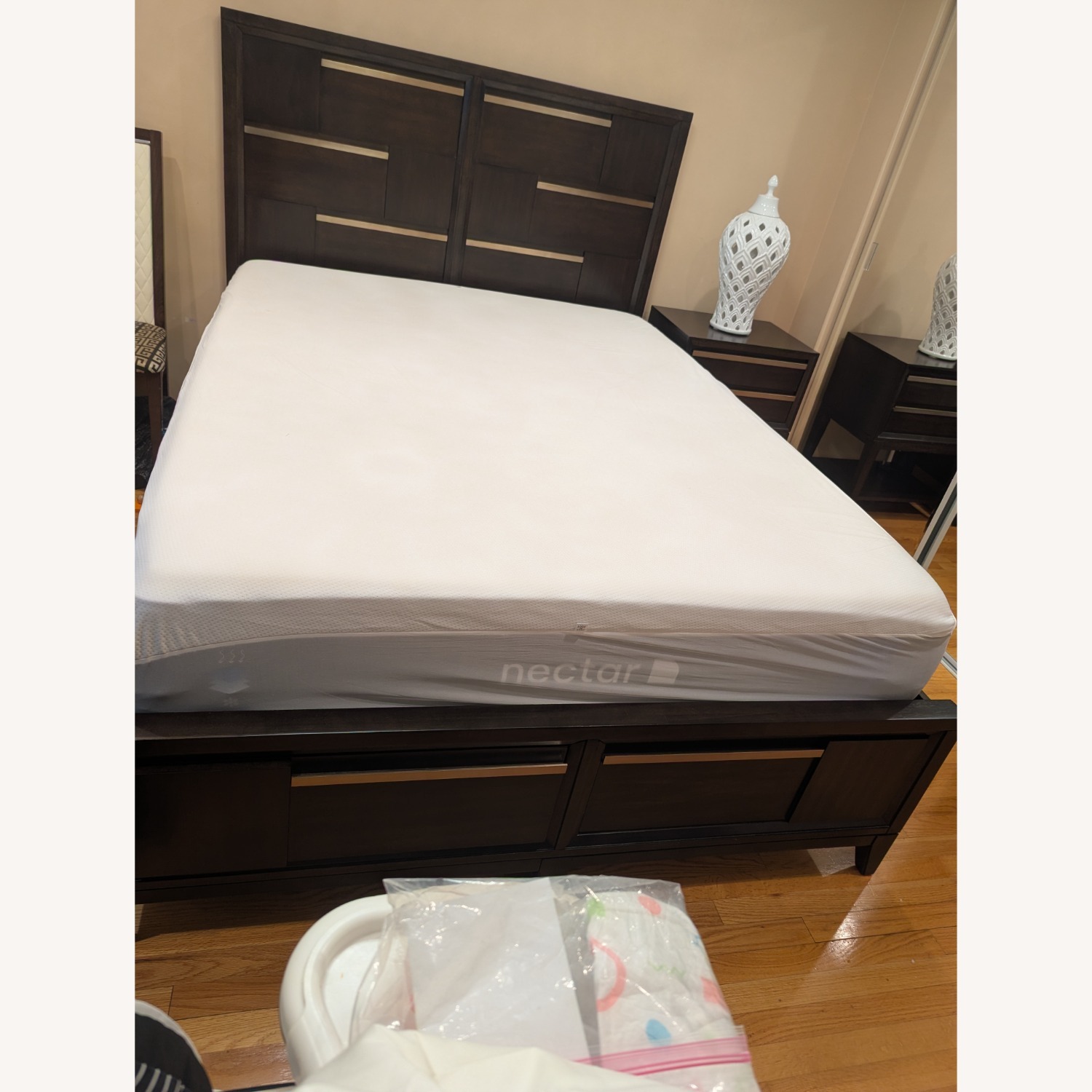 Magnussen Home Furnishings Dark Brown Queen Bed - image-1