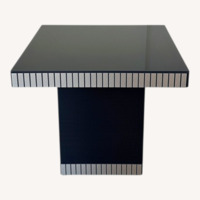 Black Wood Side Tables