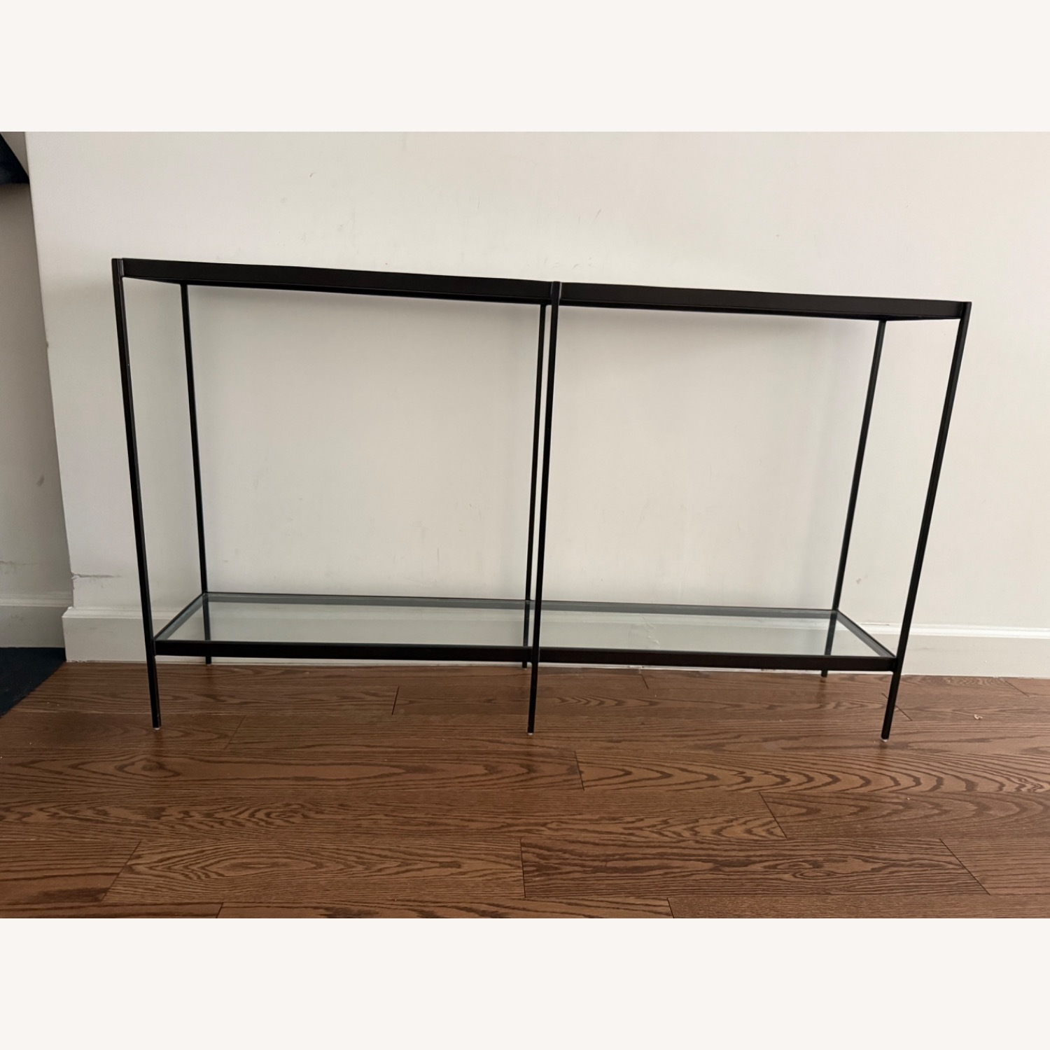 World Market Dark Brown Glass Side Table - image-5