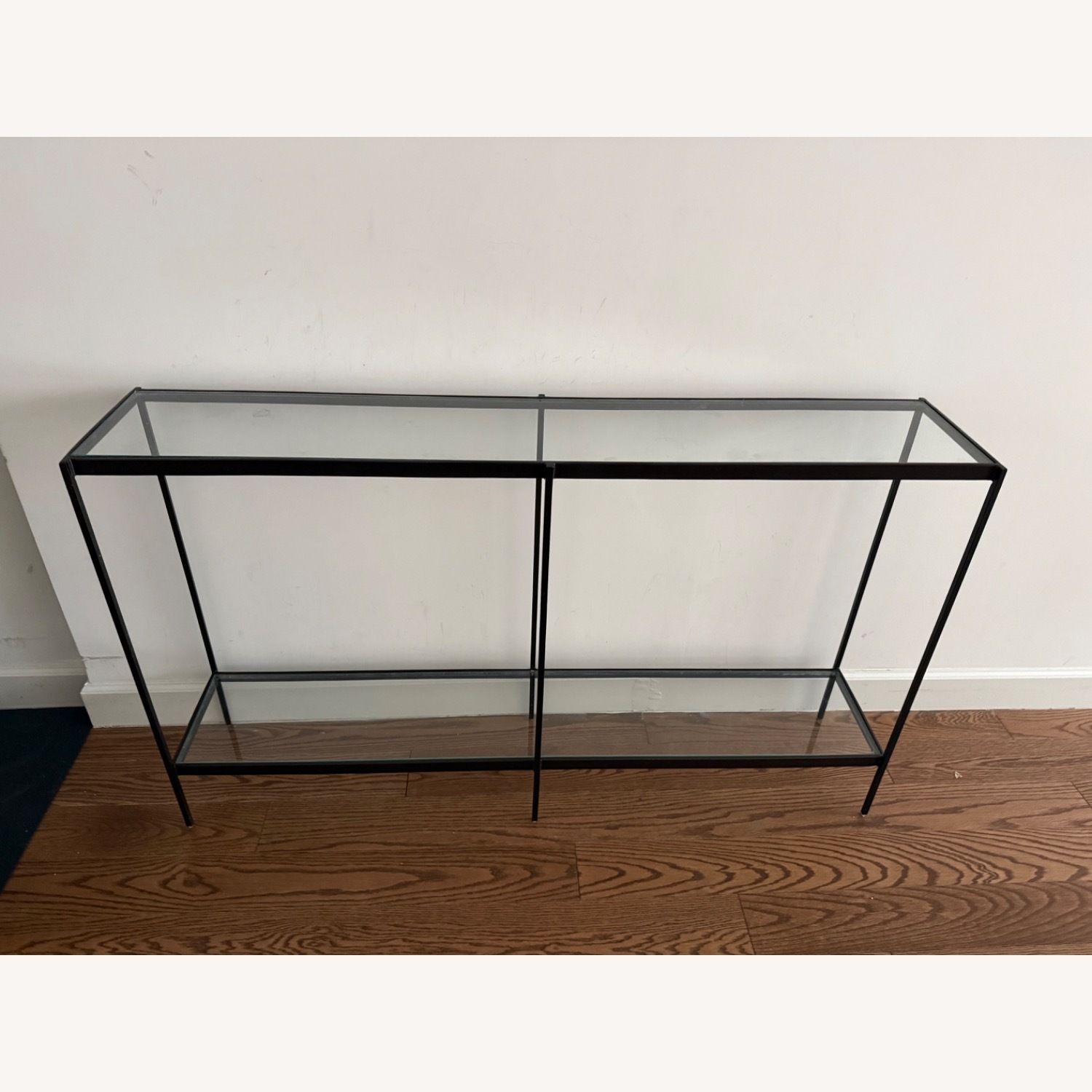 World Market Dark Brown Glass Side Table - image-4