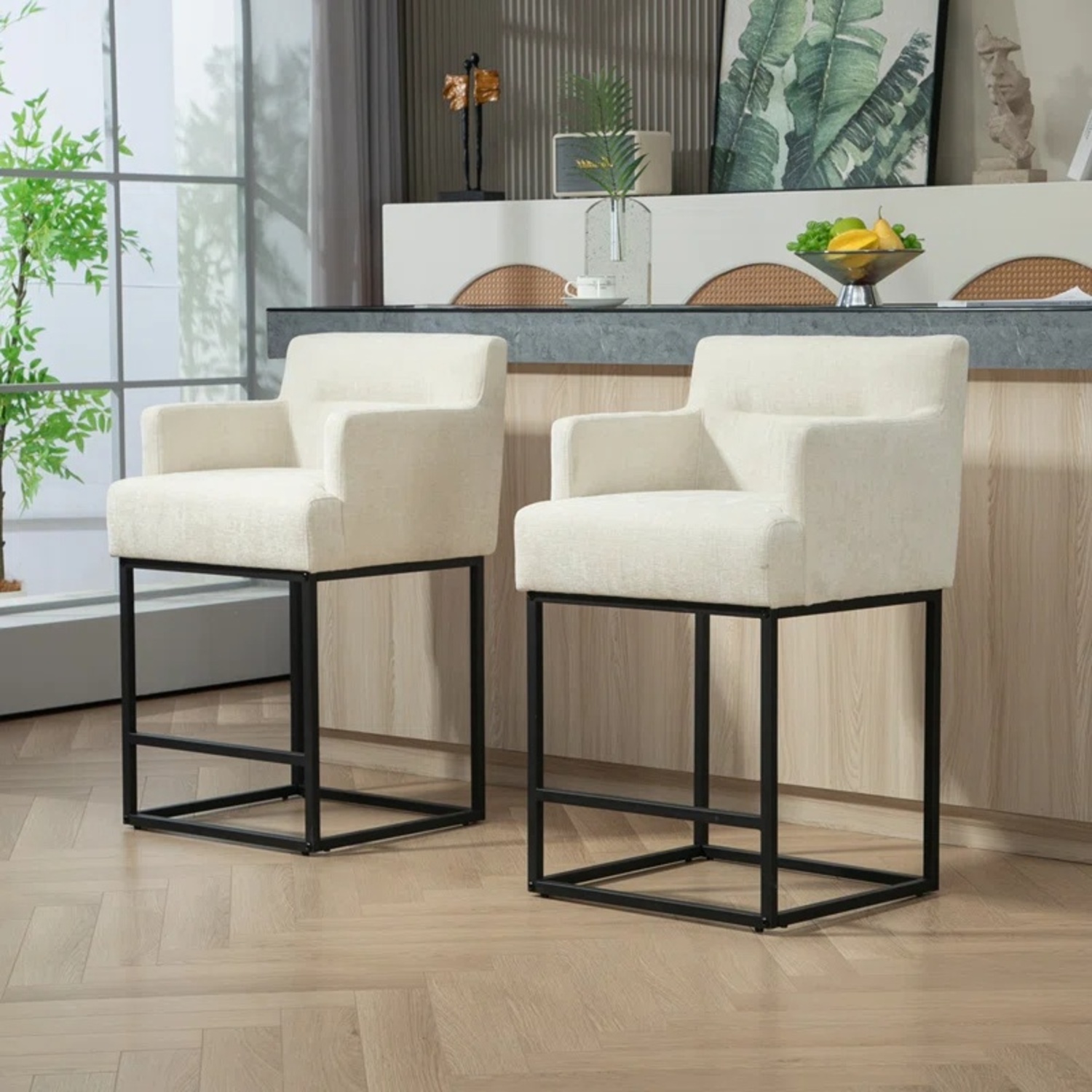 Wayfair Natural Dining Bar Stools - image-5