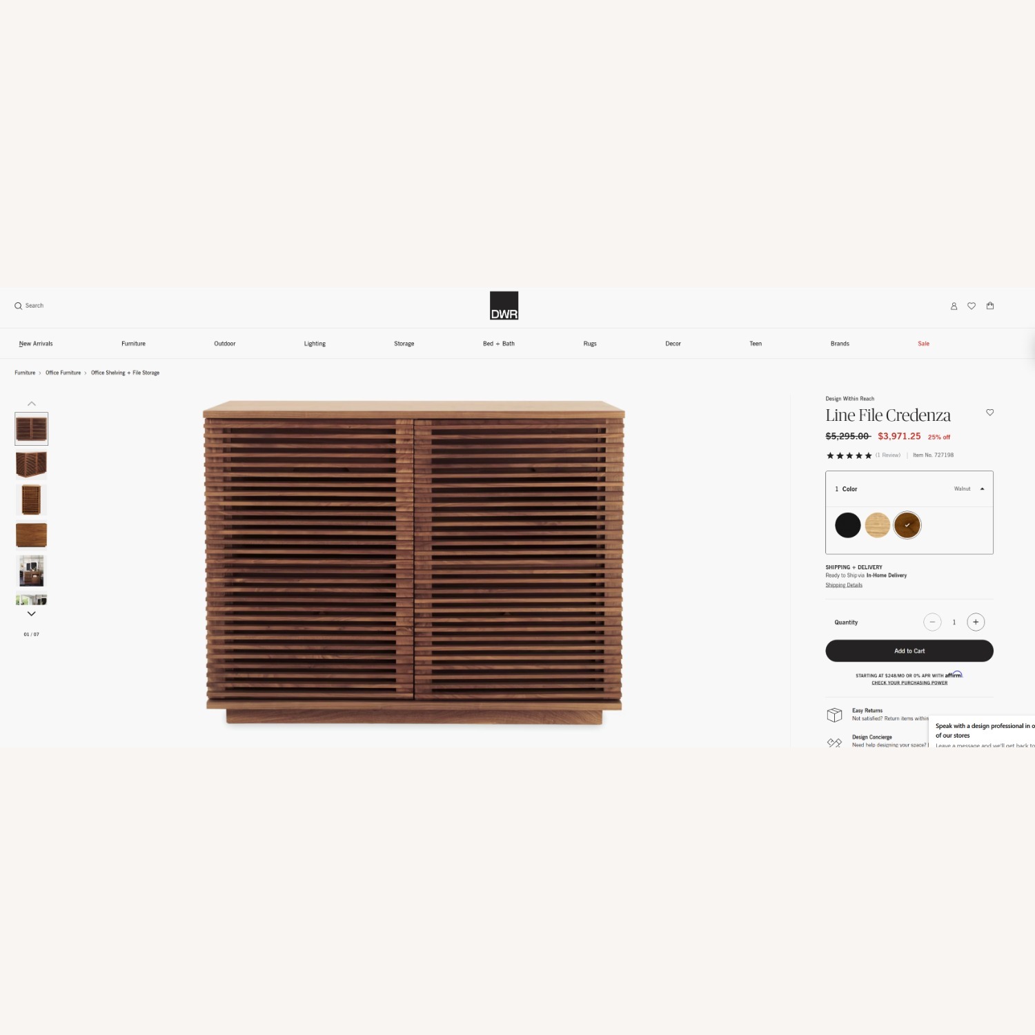 Design Within Reach Line File Credenza - image-3