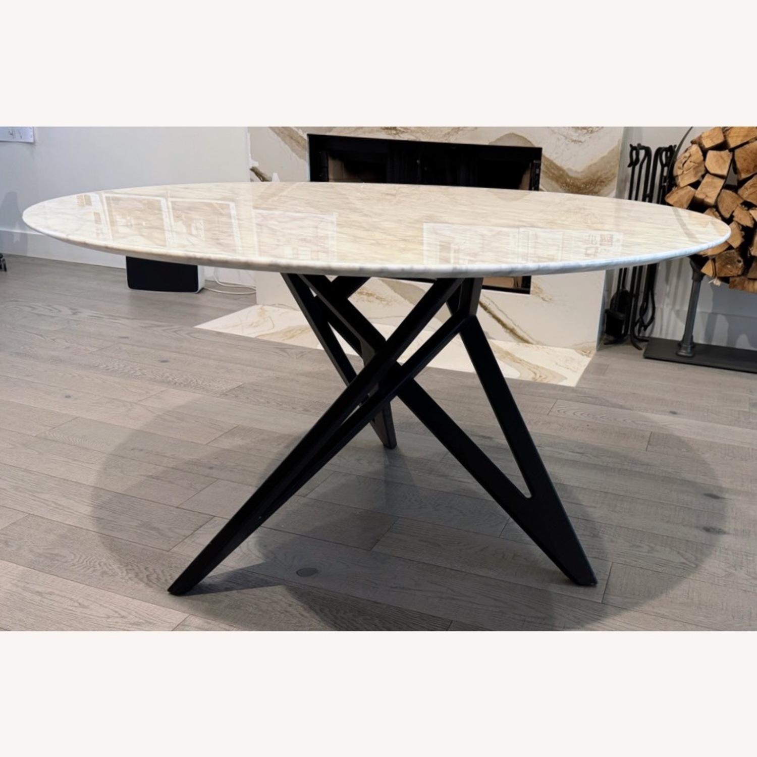 Ligne Rosset Marble 51” ENNEA Dining Table - image-3