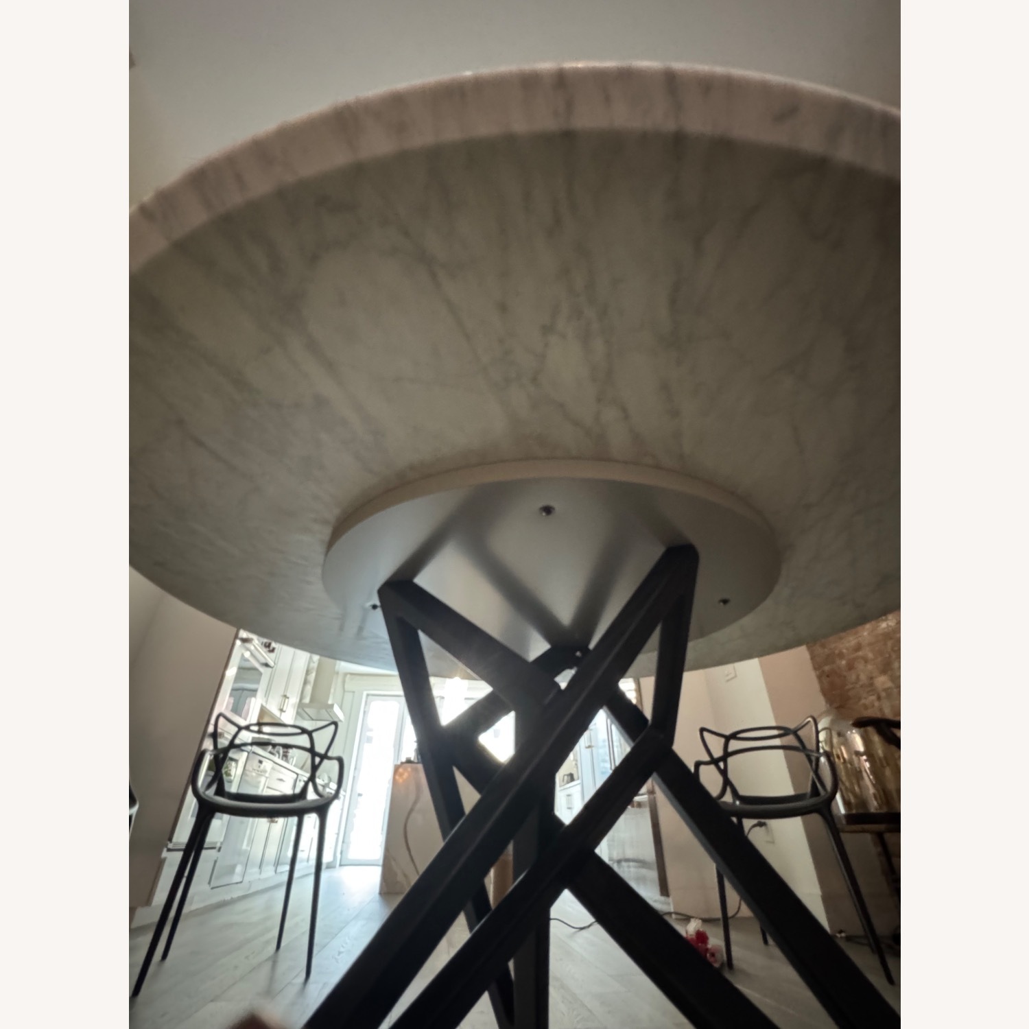 Ligne Rosset Marble 51” ENNEA Dining Table - image-4