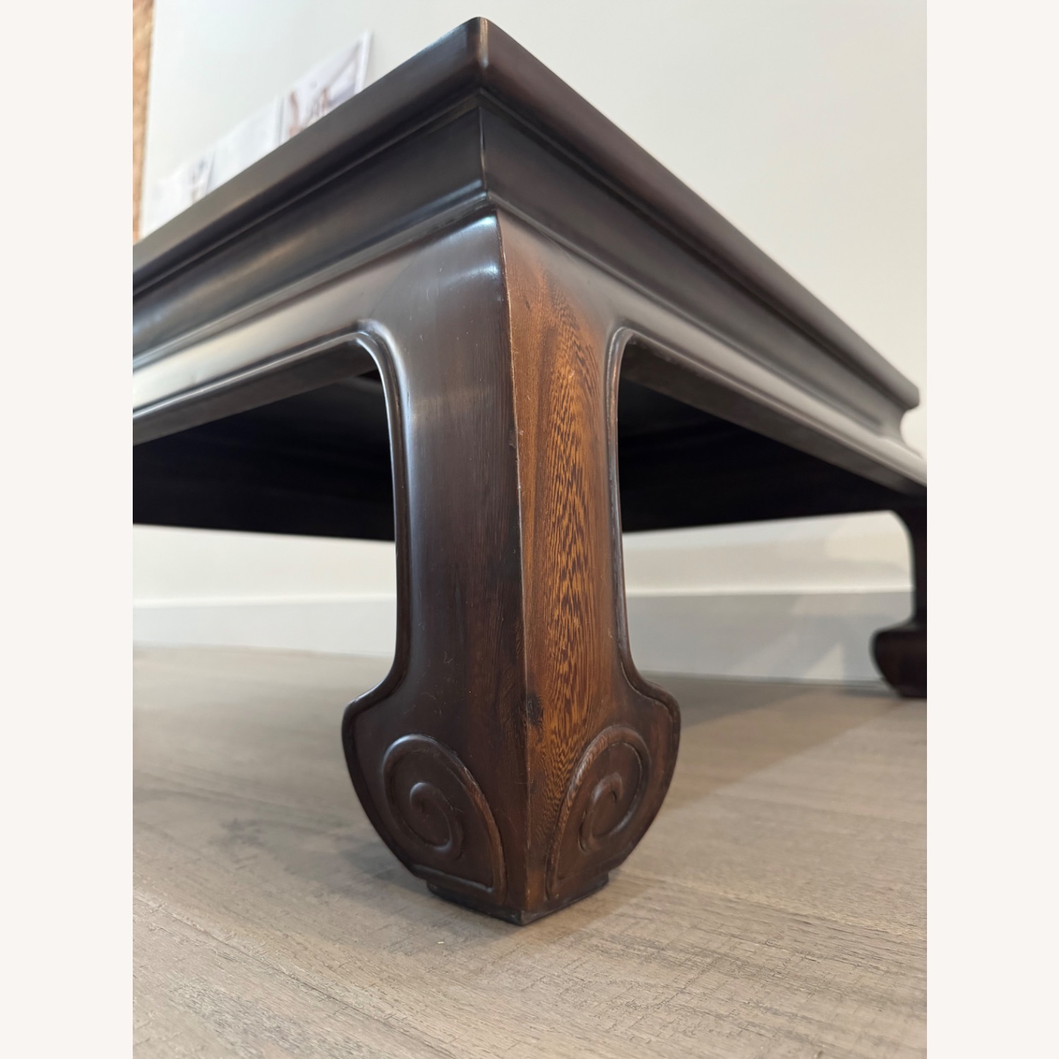 Singaporean Antique Teakwood Coffee Table - image-2