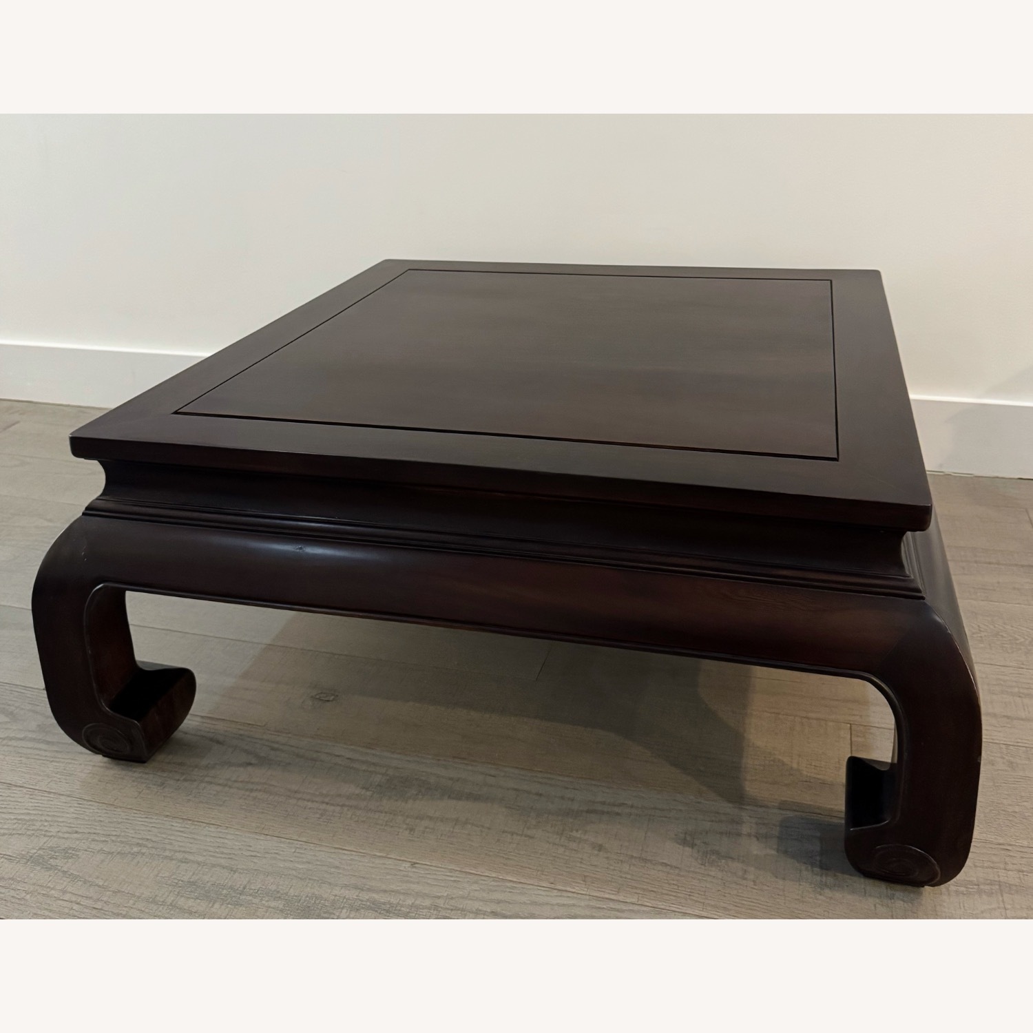 Singaporean Antique Teakwood Coffee Table - image-1