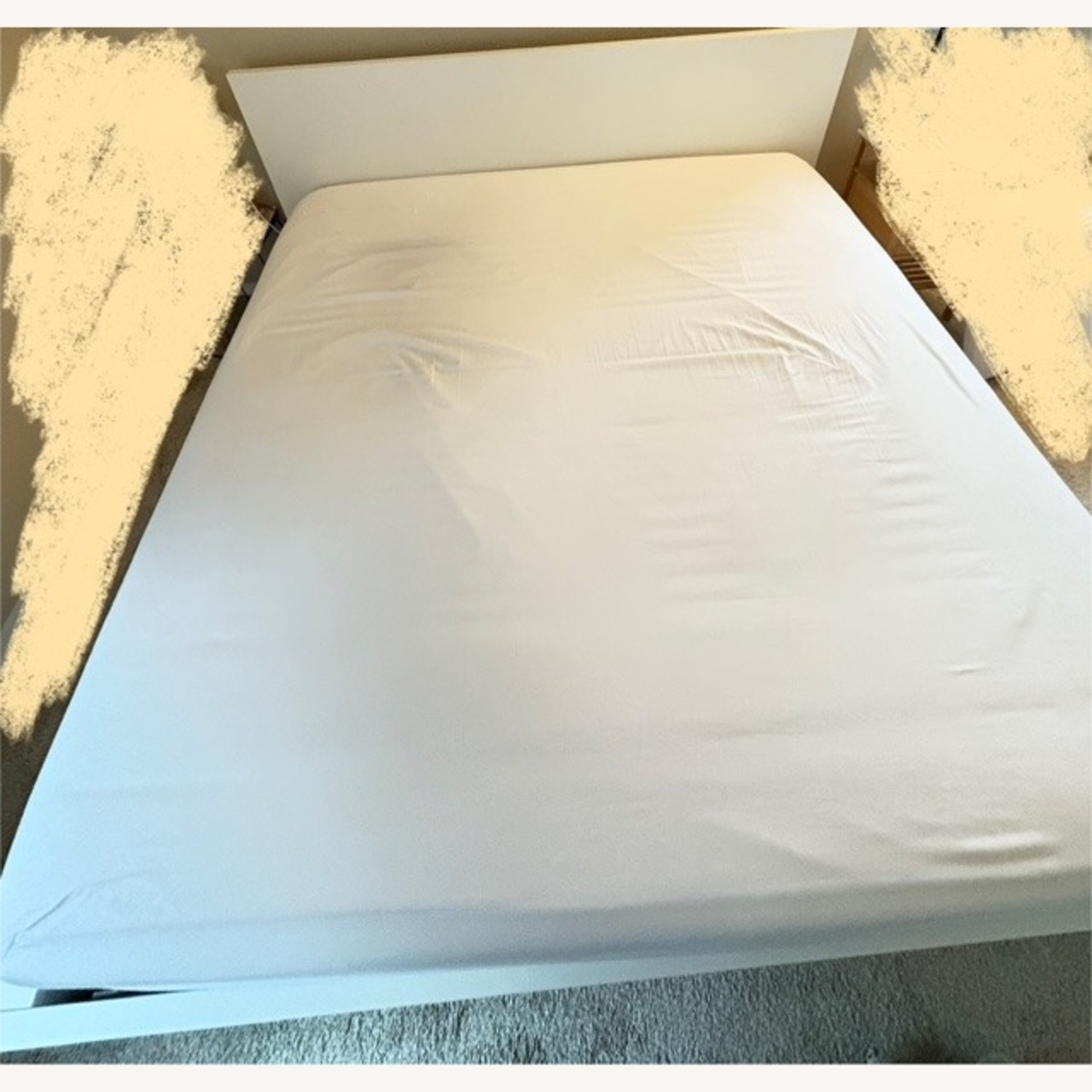 IKEA Malm White King Bed Frame/2 Storage Boxes - image-6