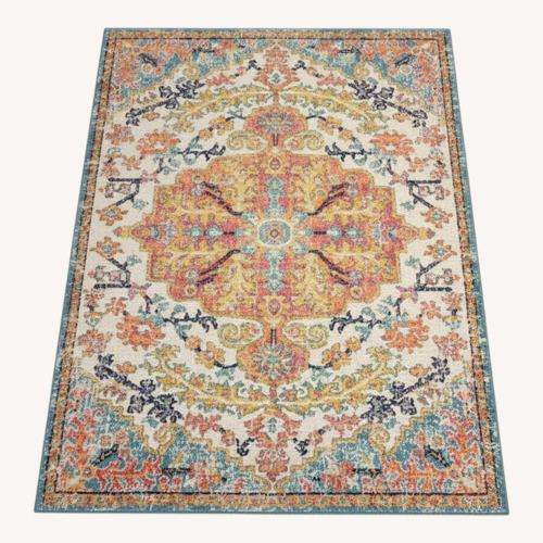 Used Fabric Area Rug 5' x 7' for sale on AptDeco