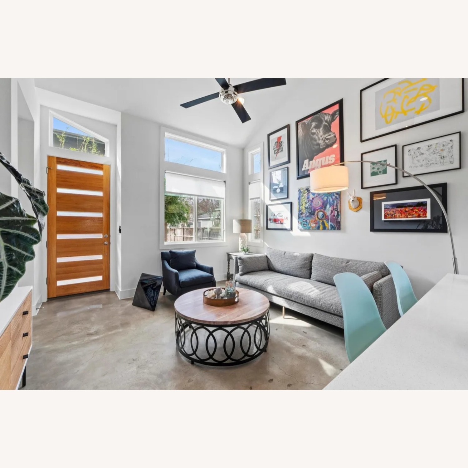 Rowe Furniture Black Fabric 2 Seater Sofa - image-4