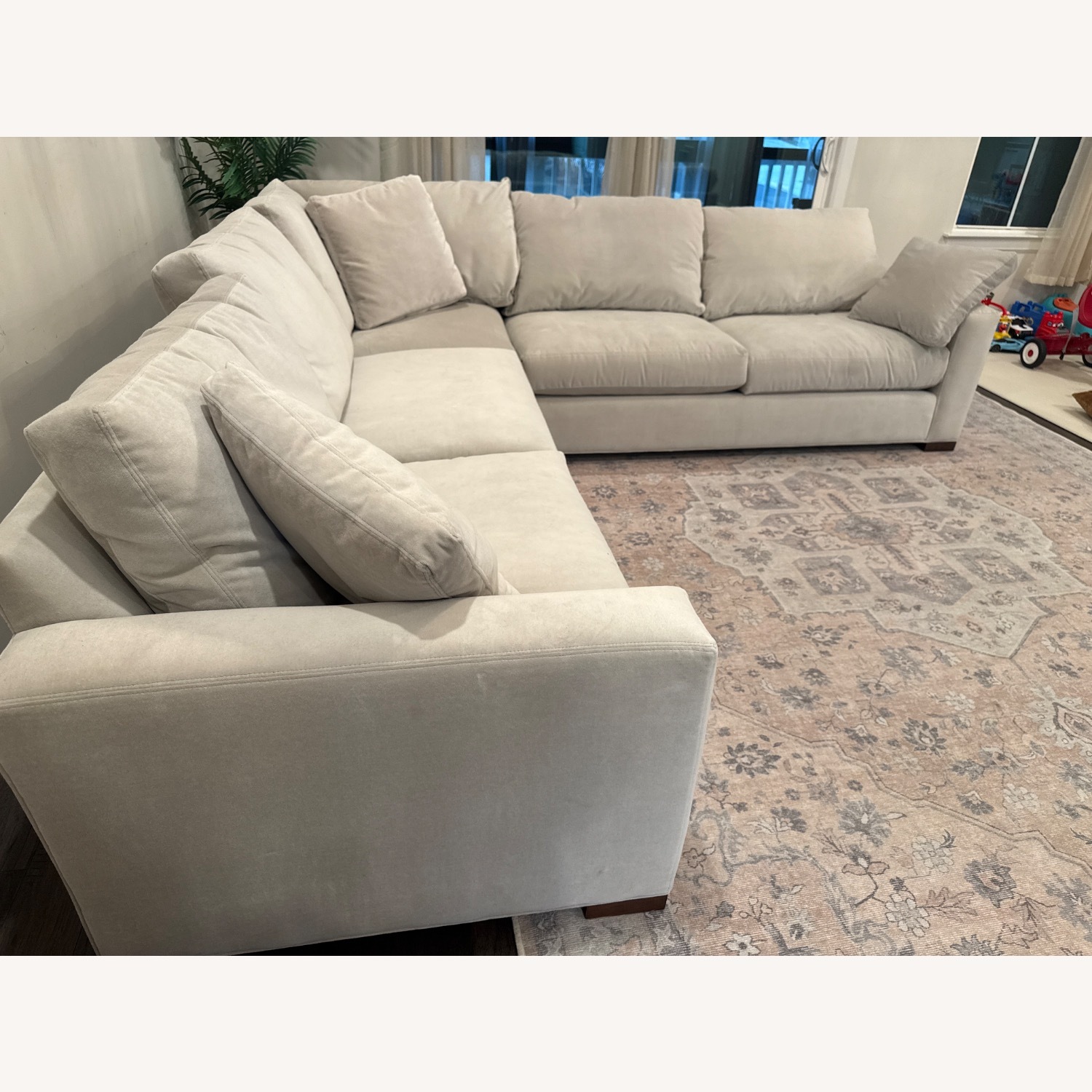 Room & Board Metro Natural Velvet 3+ Piece Sectional - image-7