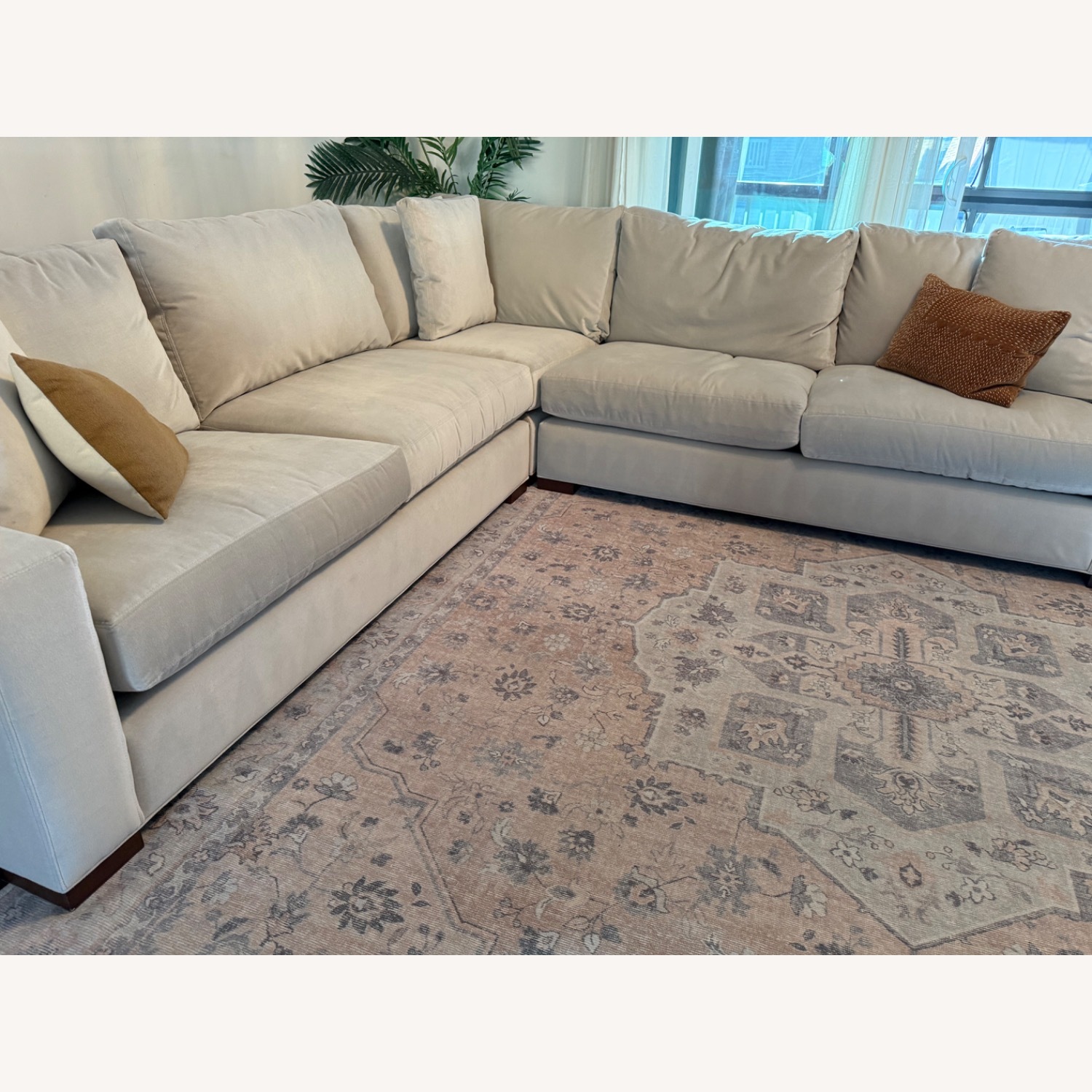 Room & Board Metro Natural Velvet 3+ Piece Sectional - image-11