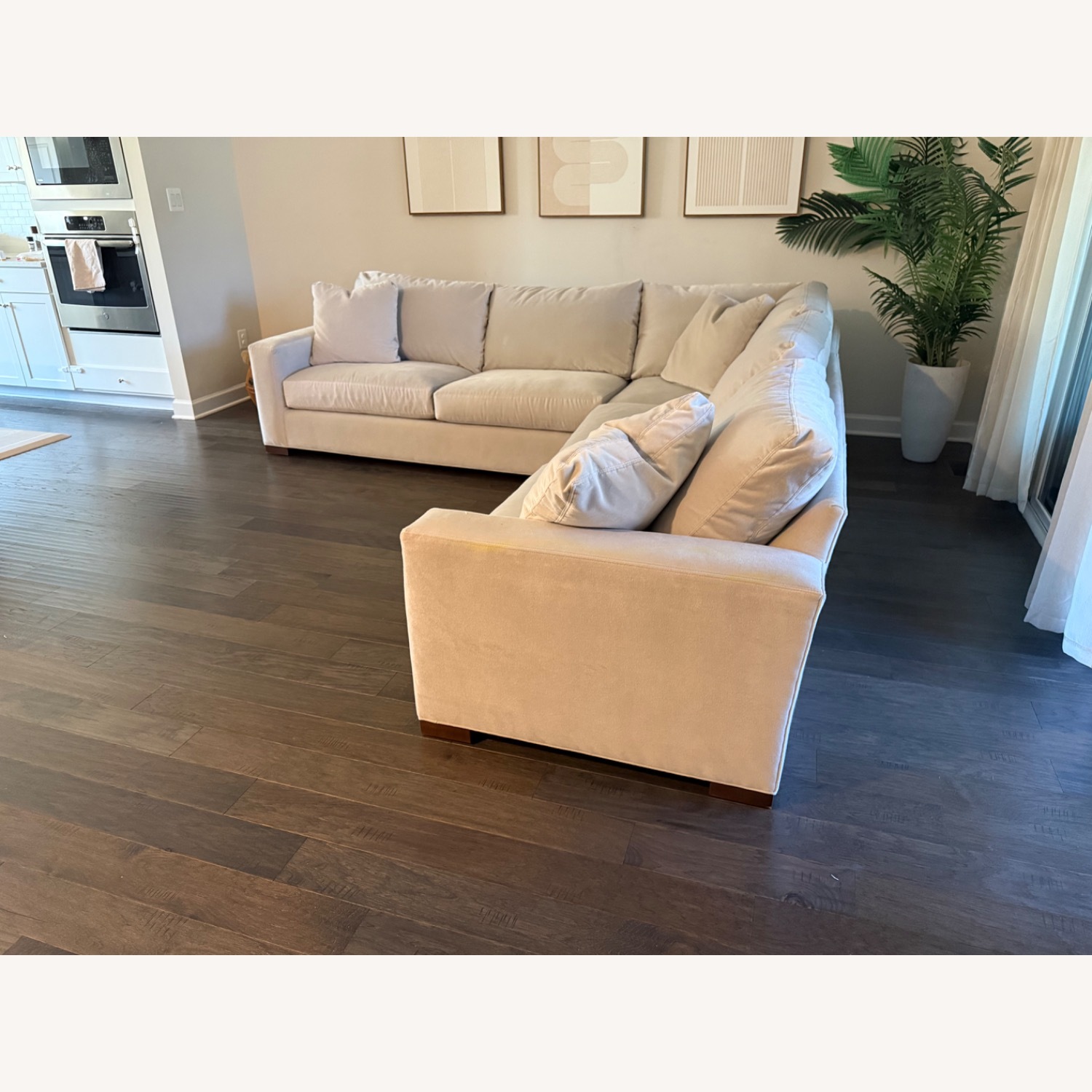 Room & Board Metro Natural Velvet 3+ Piece Sectional - image-3