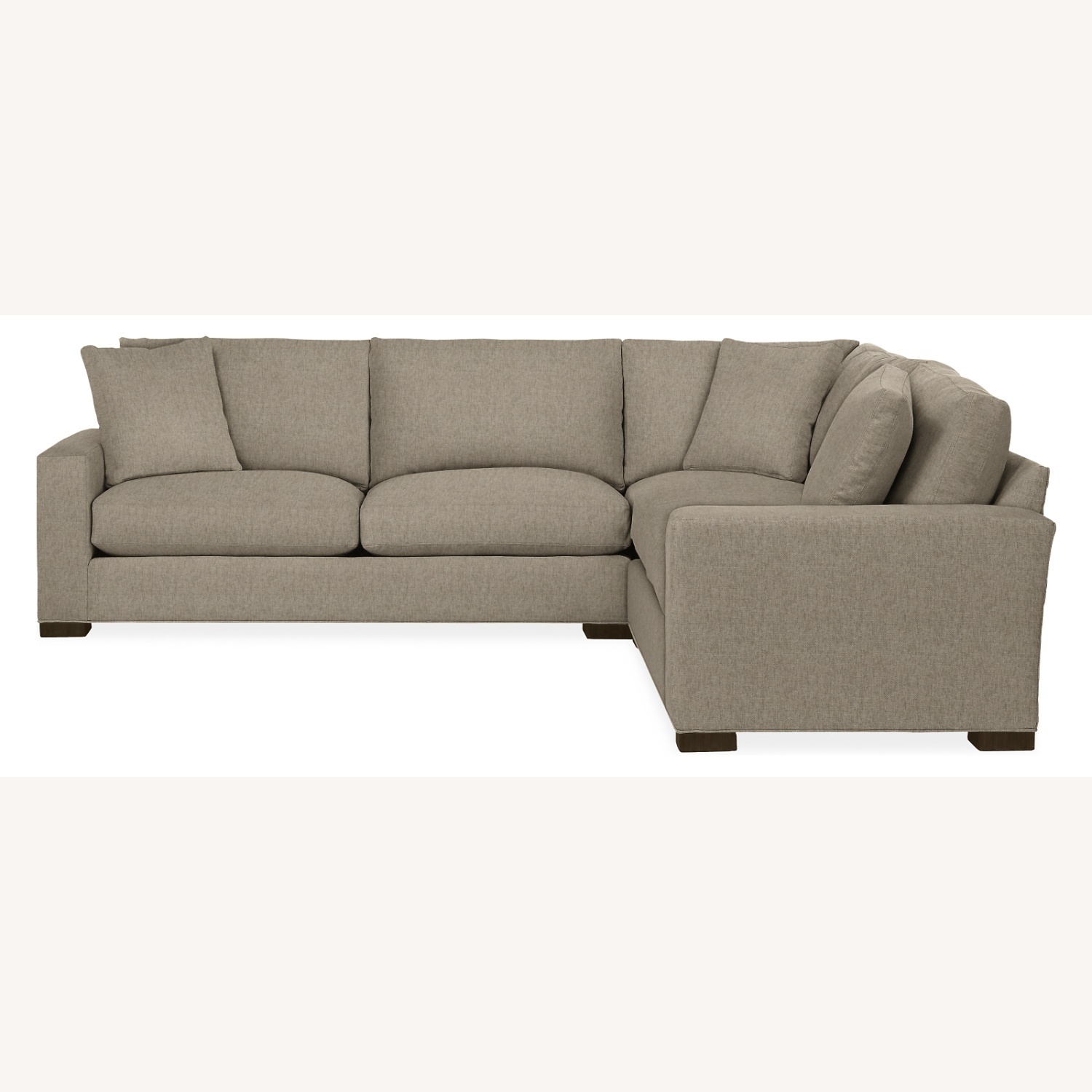 Room & Board Metro Natural Velvet 3+ Piece Sectional - image-8