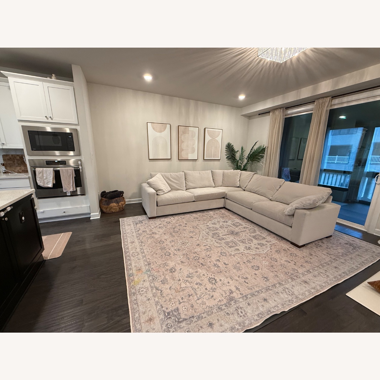 Room & Board Metro Natural Velvet 3+ Piece Sectional - image-6