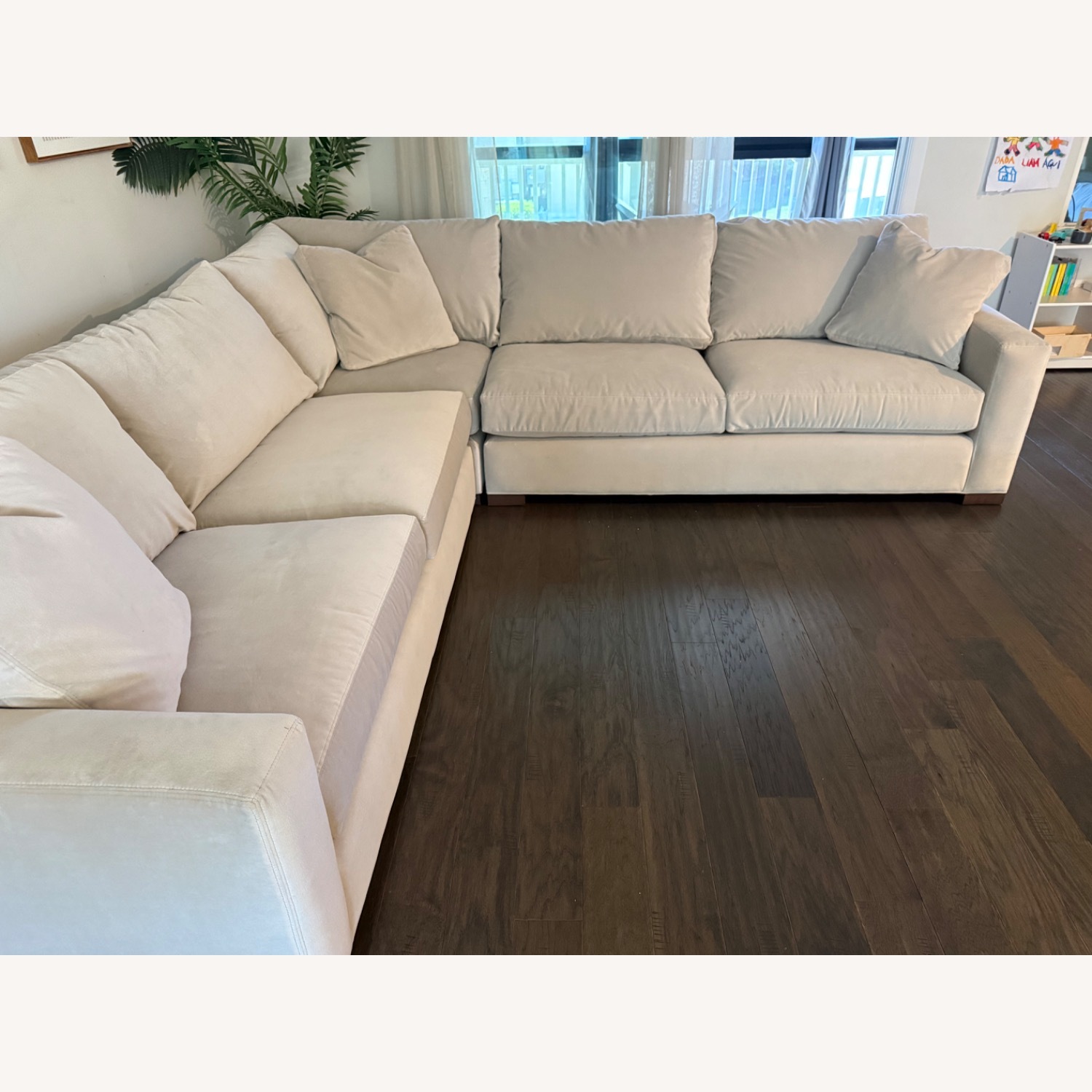 Room & Board Metro Natural Velvet 3+ Piece Sectional - image-2