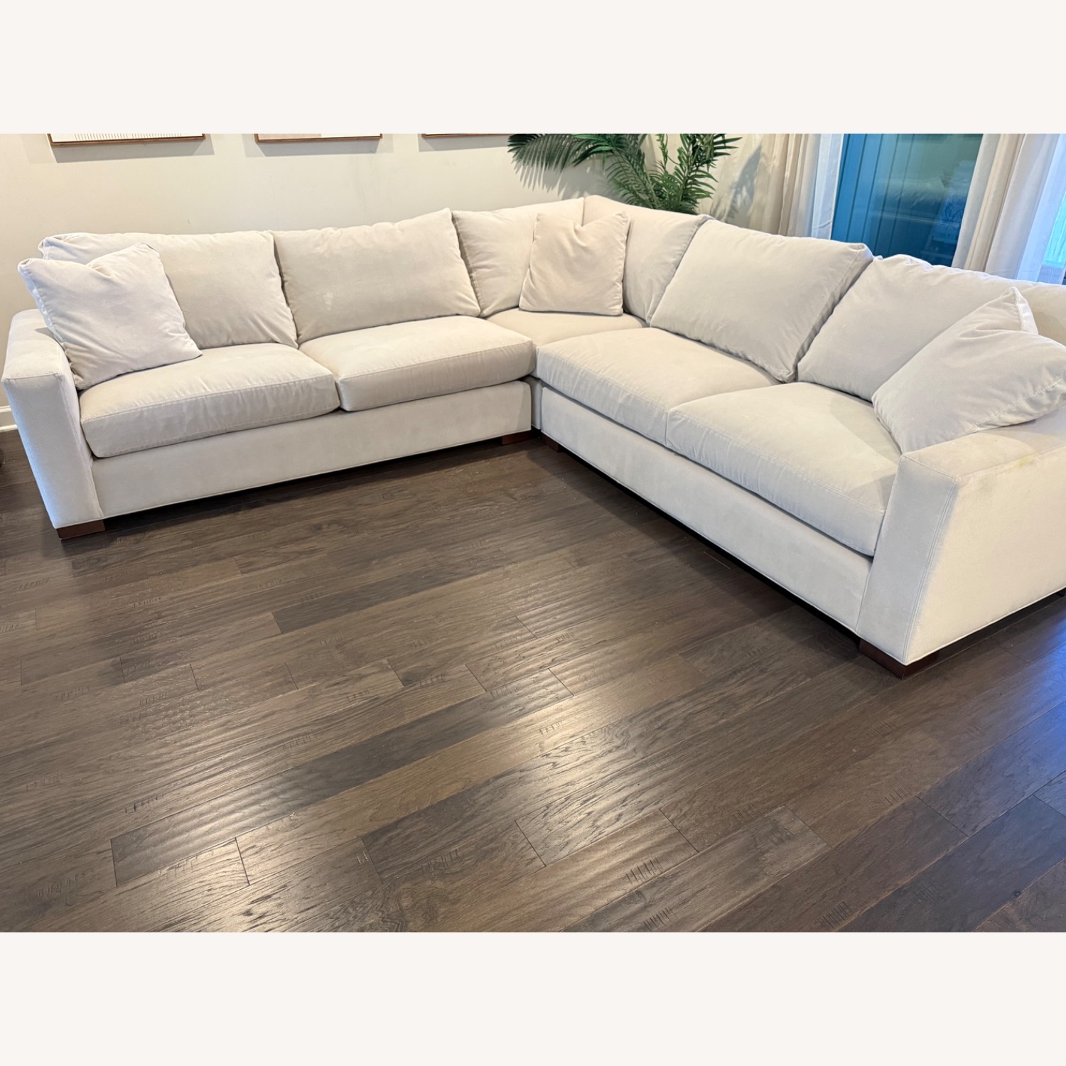 Room & Board Metro Natural Velvet 3+ Piece Sectional - image-5