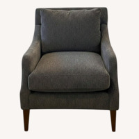 Rowe Accent Chair in Black Linen