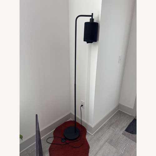Used Black Metal Floor Lamp for sale on AptDeco