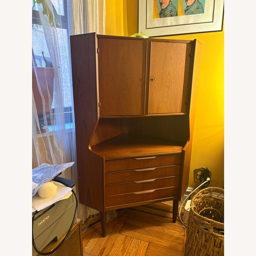 Used Mid-century Danish Corner Cabinet  for sale on AptDeco