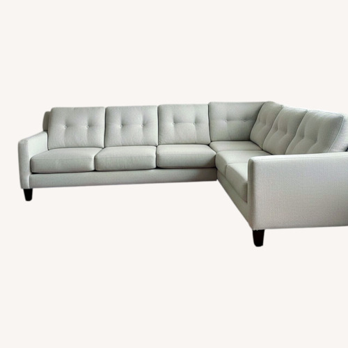 Used White Sectional for sale on AptDeco