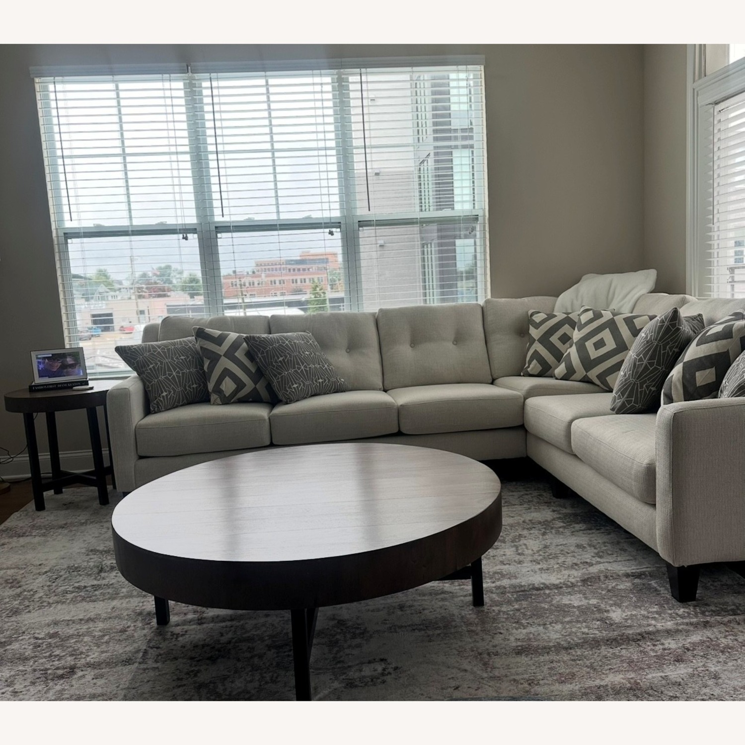 White Sectional - image-1