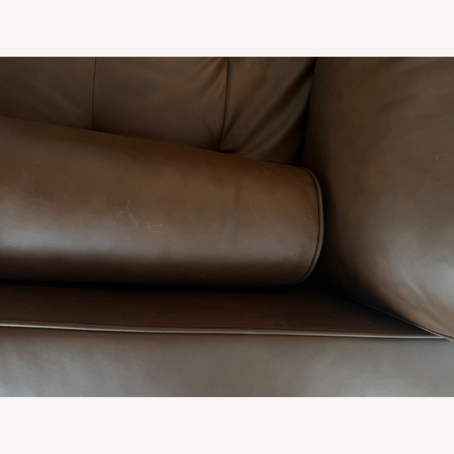 Article Sven 42" Tufted Leather Lounge Chair - Charme Chocolat - image-5