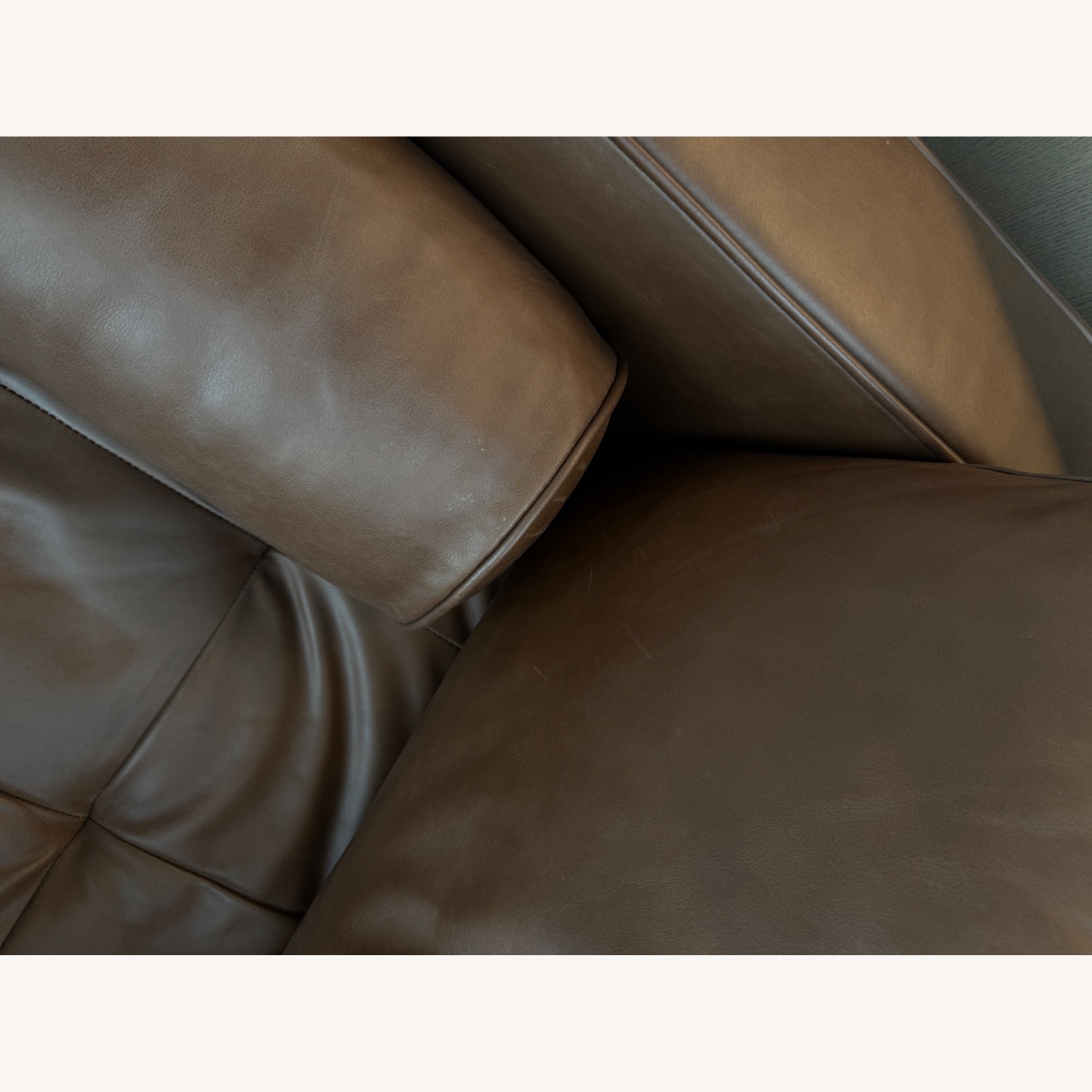 Article Sven 42" Tufted Leather Lounge Chair - Charme Chocolat - image-4
