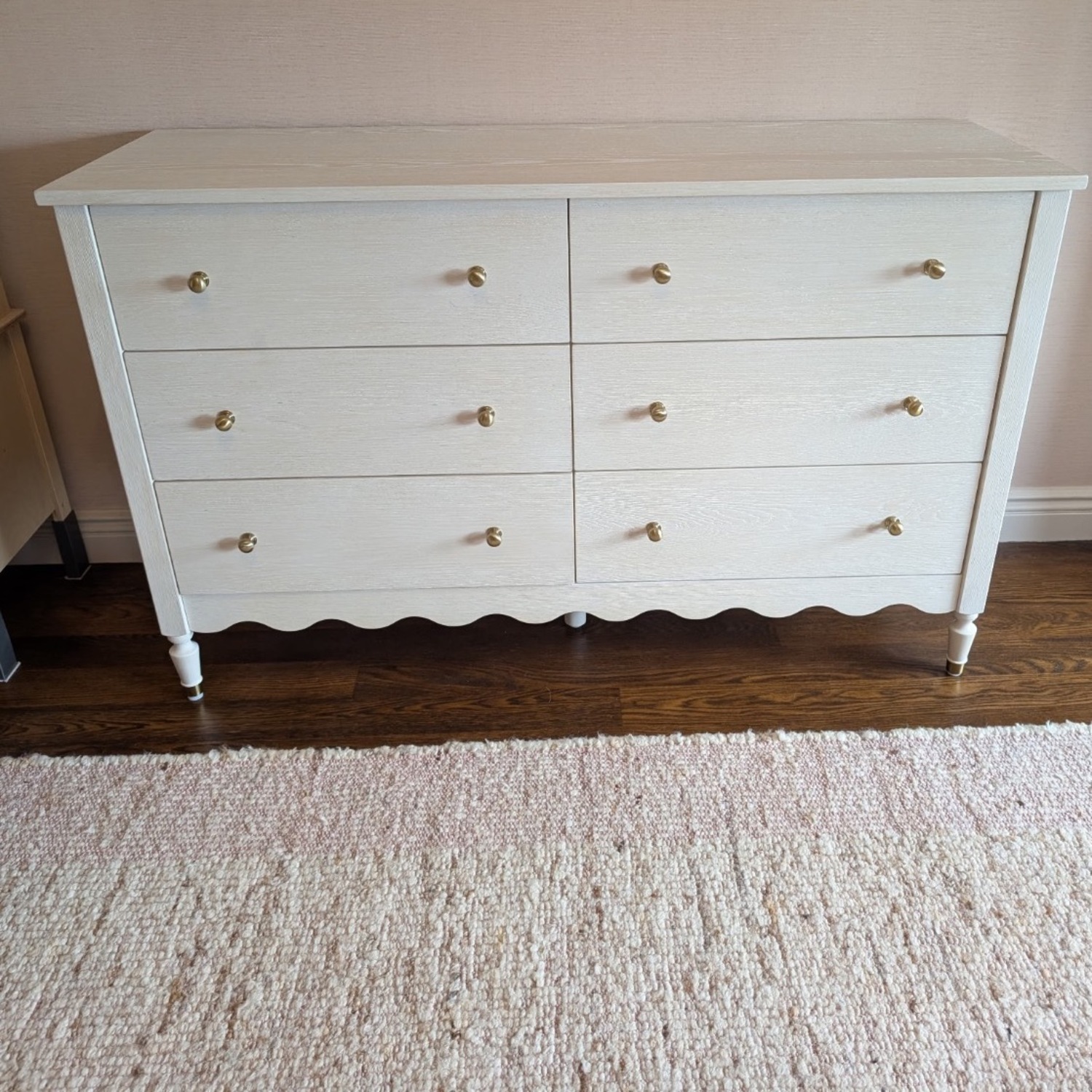 Pottery Barn Kids Camille White Wood Dresser - image-1