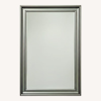 Large Antique Silver Mirror