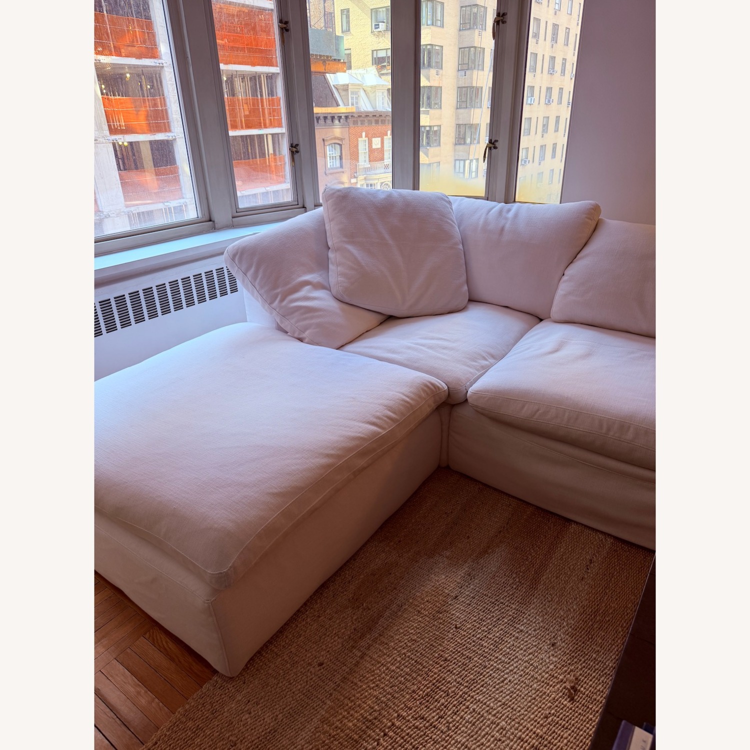 RH Cloud Modular Sectional, 5 Pieces, White Linen  - image-5