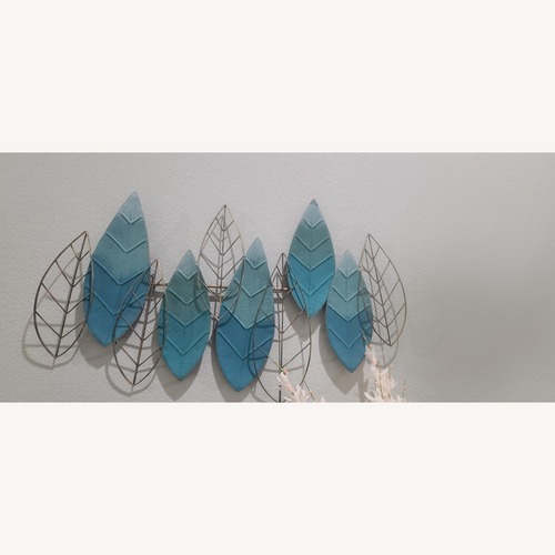 Used Ross Furniture Blue Wall Decor for sale on AptDeco