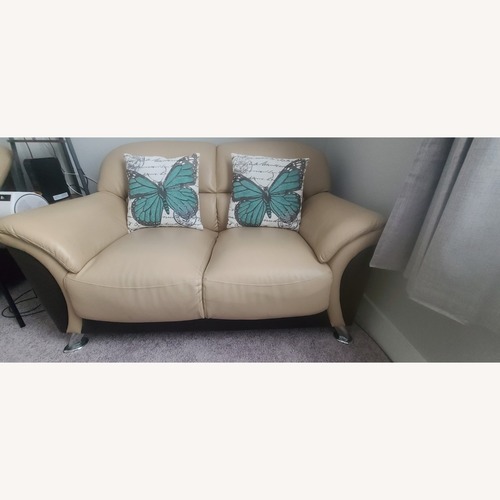 Used Ashley Furniture Light Brown 2 Seater Sofa for sale on AptDeco