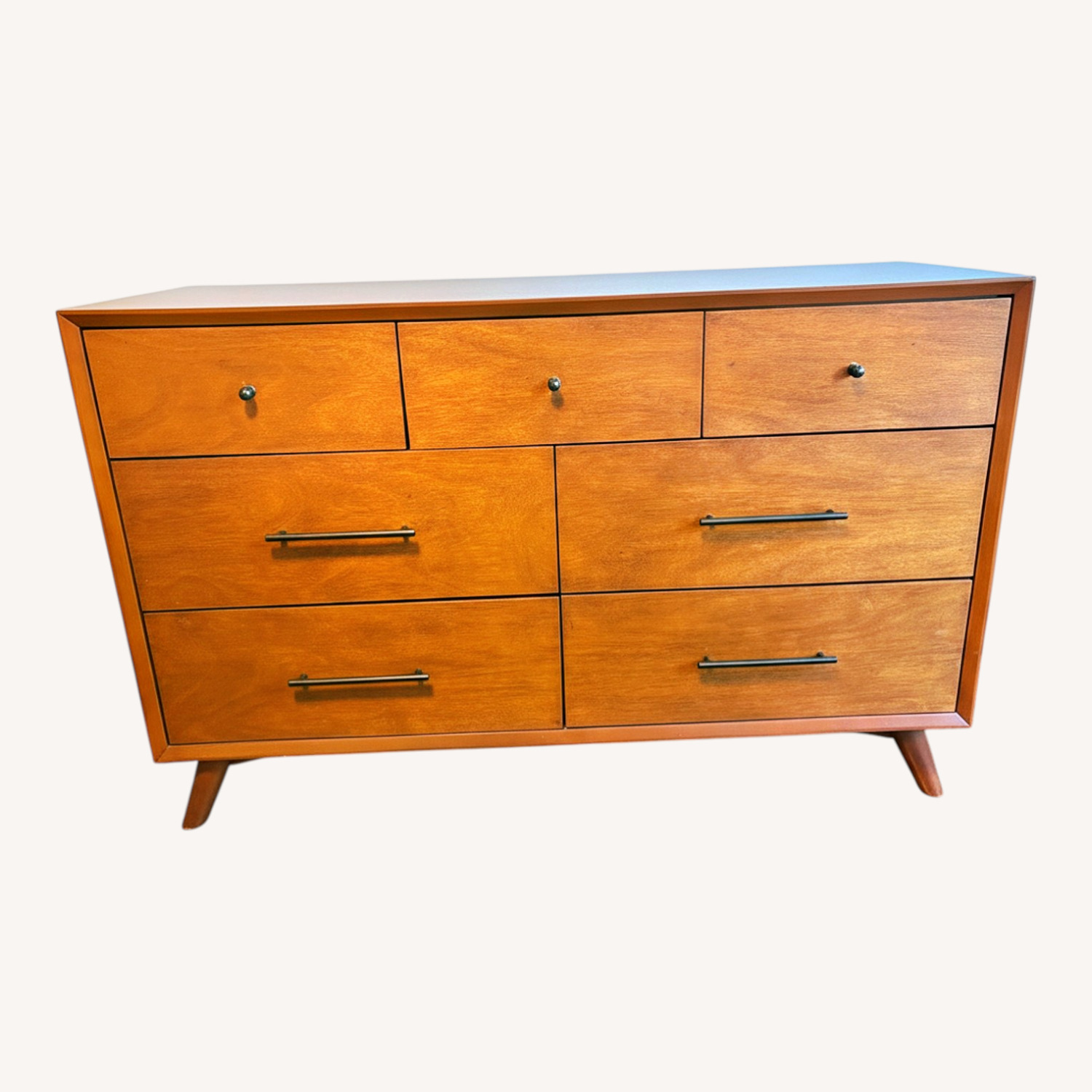 Light Brown Wood Dresser - image-0