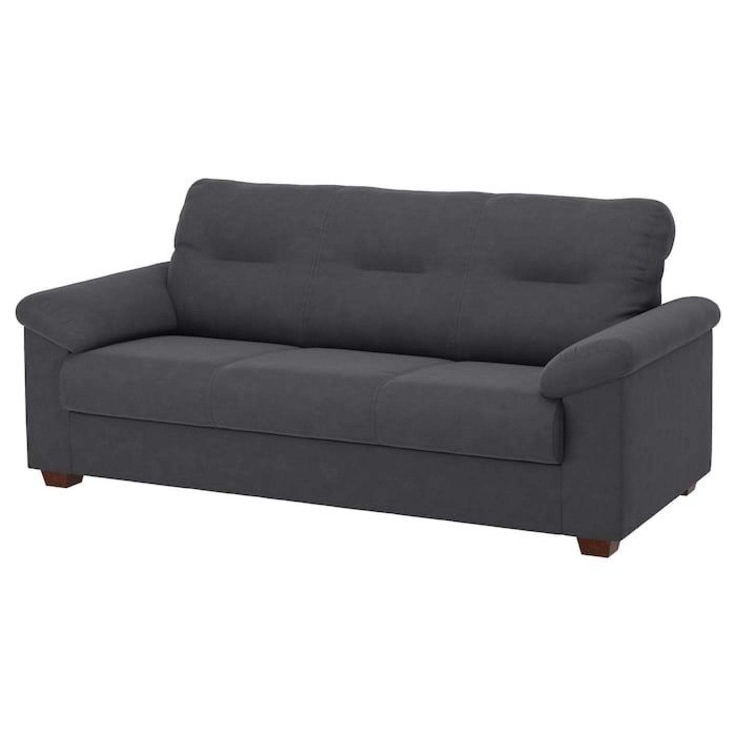 IKEA Knislinge Dark Gray Fabric Sofa - image-0