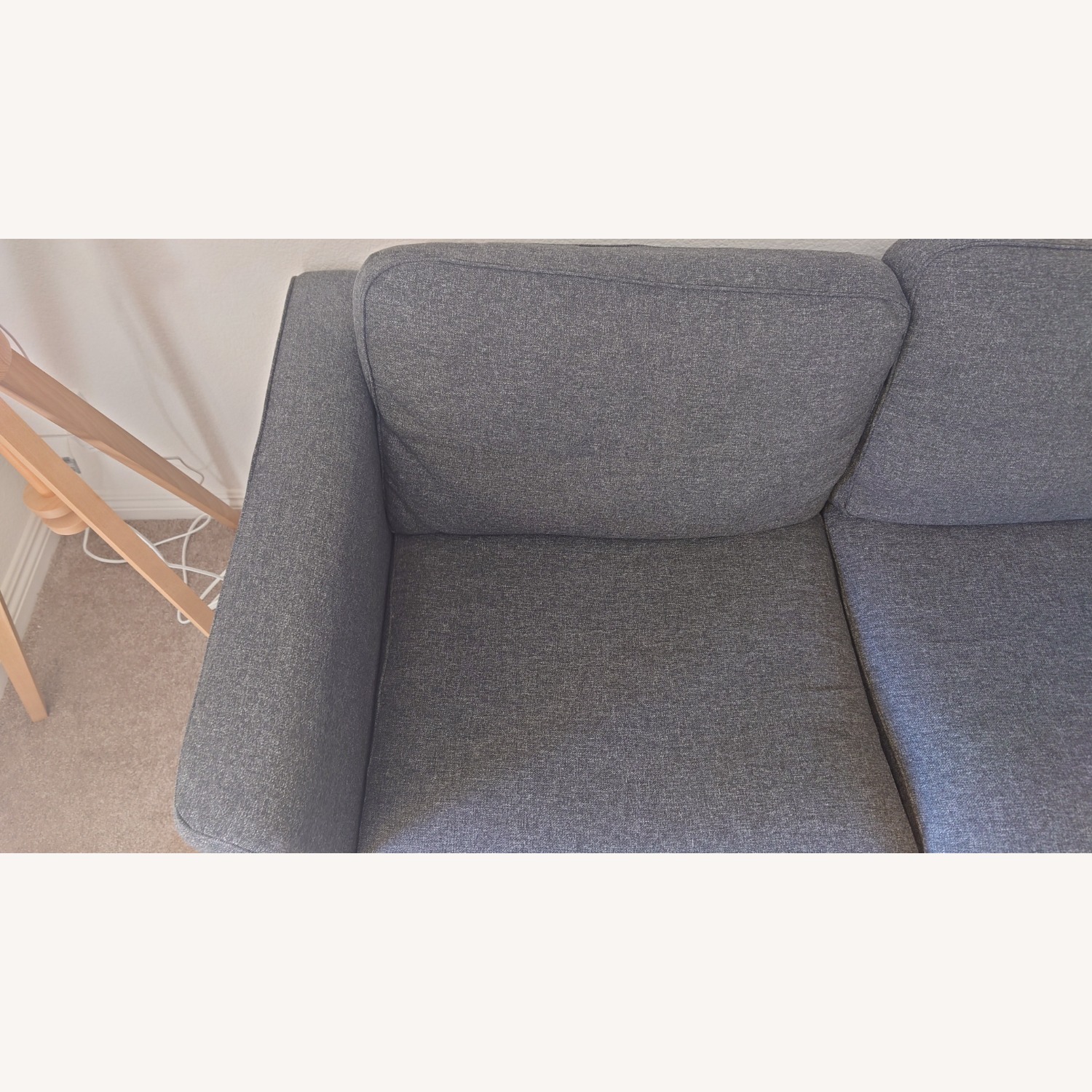 IKEA PÄRUP Dark Gray Fabric 2 Seater Sofa - image-4