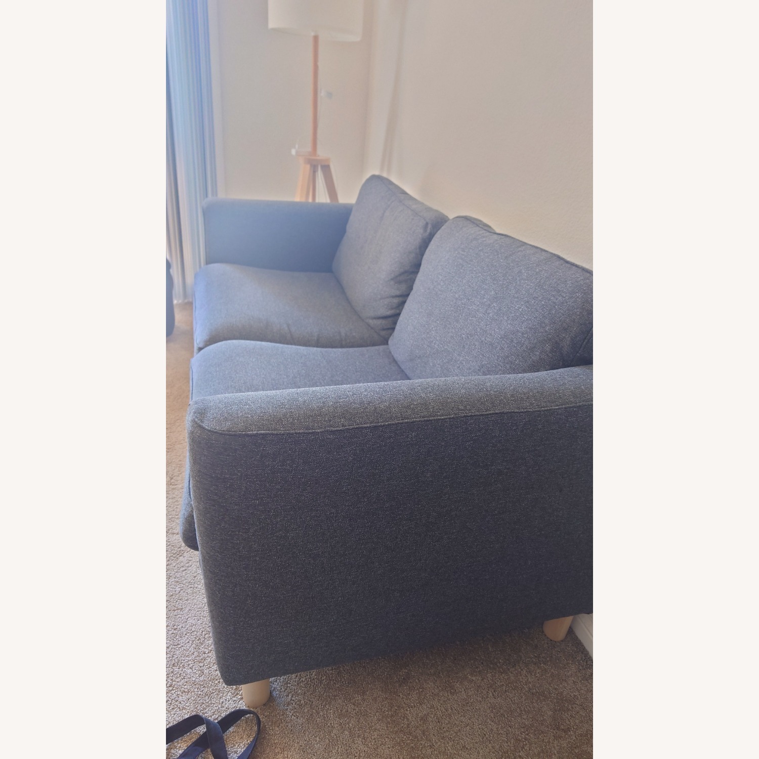 IKEA PÄRUP Dark Gray Fabric 2 Seater Sofa - image-3