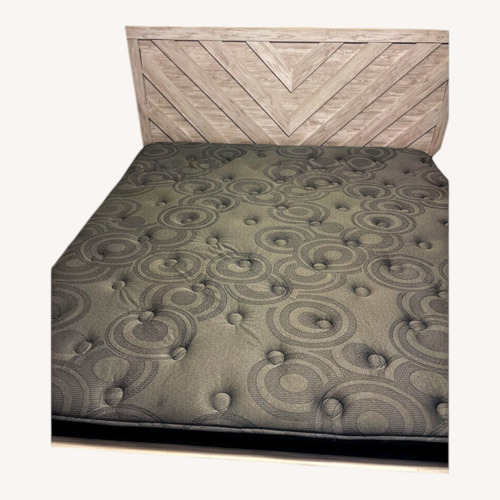 Used King Size Bed W Frame Included for sale on AptDeco