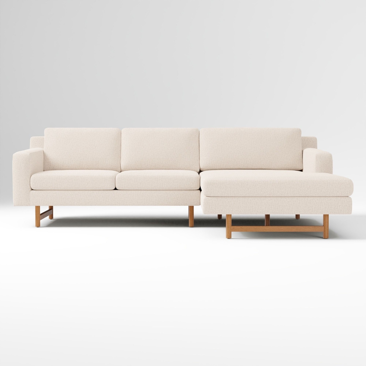 West Elm Eddy 90" Flip Sectional, Poly, Performance Washed Canvas - image-6