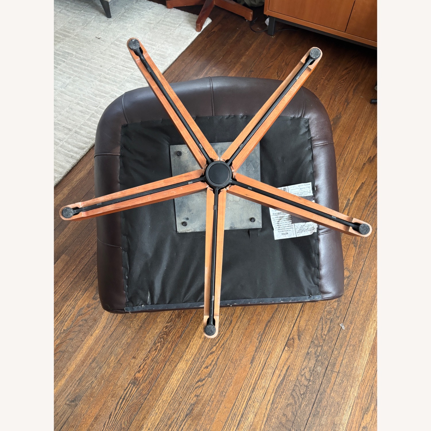 Room & Board Charles Swivel Chair + Ottoman - image-22