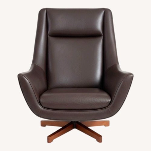 Used Room & Board Charles Swivel Chair + Ottoman for sale on AptDeco