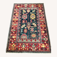 Wool Rug Hand Knotted 