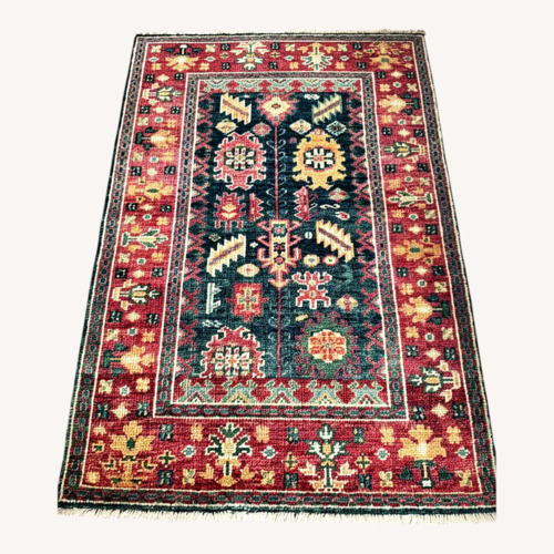 Used Wool Rug Hand Knotted  for sale on AptDeco