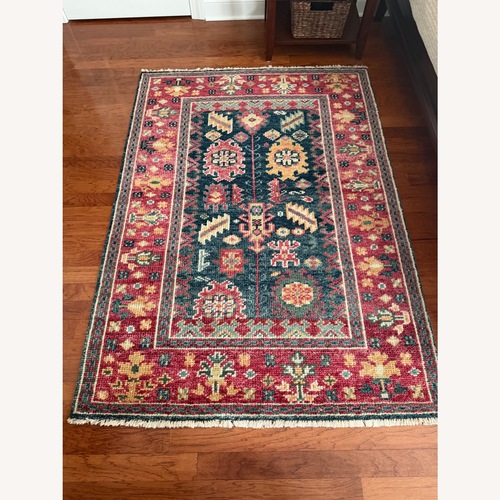 Used Wool Rug Hand Knotted  for sale on AptDeco